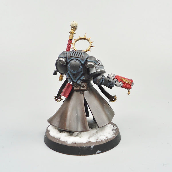 Warhammer 40k Army Space Marines Black Templars Chaplain Painted