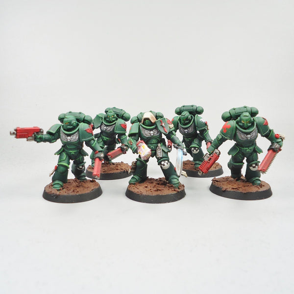 Dark Angels Assault Intercessors x5 Painted - Warhammer 40k Space Marines 40,000