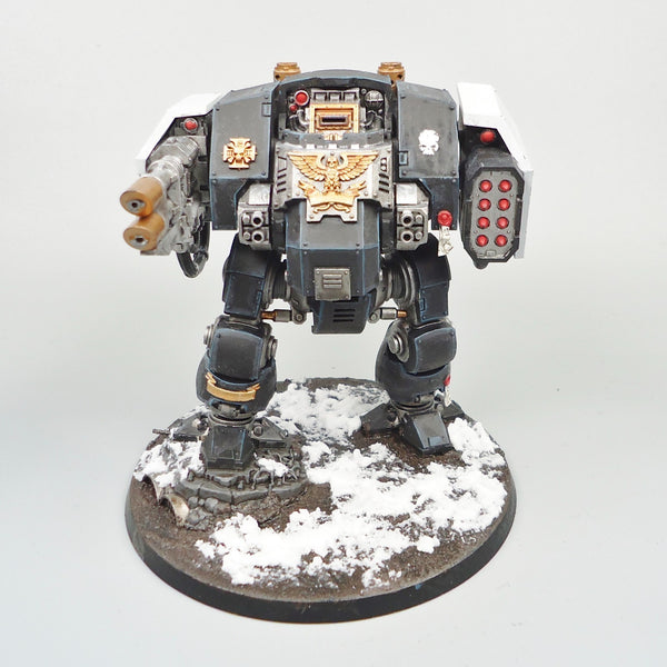 Warhammer 40k Army Space Marines Black Templars Ballistus Dreadnought Painted