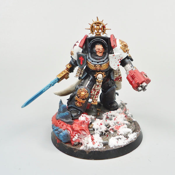 Warhammer 40k Army Space Marines Black Templars Marshal Painted