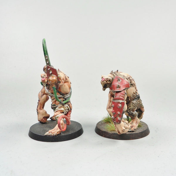 Skaven Rat Ogres x2 Painted - Warhammer Army Fantasy Age of Sigmar