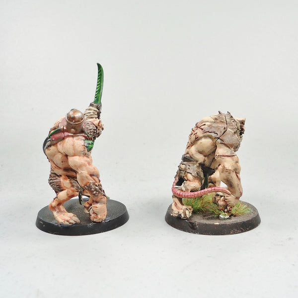 Skaven Rat Ogres x2 Painted - Warhammer Army Fantasy Age of Sigmar