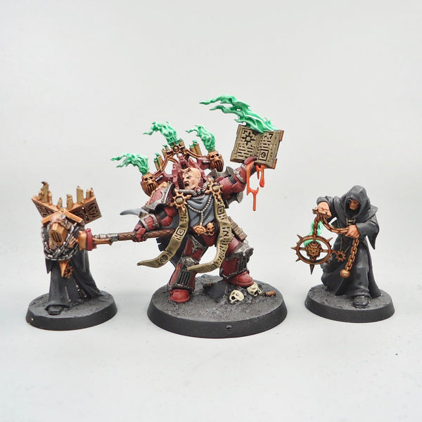 Warhammer 40k Army Chaos Space Marines Dark Apostle Painted And Based