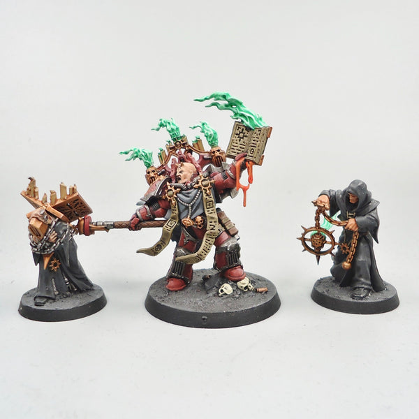 Warhammer 40k Army Chaos Space Marines Dark Apostle Painted And Based