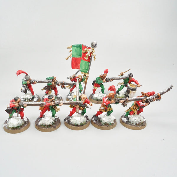 Warhammer Age Of Sigmar Army Empire Handgunners x10 Painted