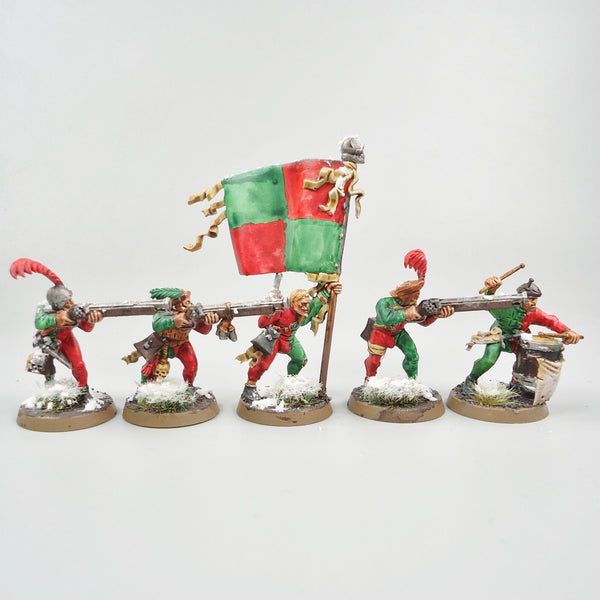 Warhammer Age Of Sigmar Army Empire Handgunners x10 Painted