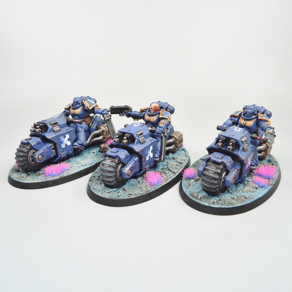 Ultramarines Primaris Outriders x3 Painted - Warhammer 40k Army Space Marines