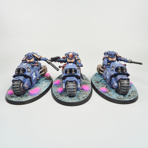 Ultramarines Primaris Outriders x3 Painted - Warhammer 40k Army Space Marines