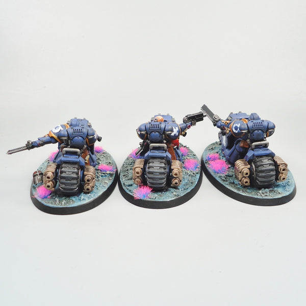 Ultramarines Primaris Outriders x3 Painted - Warhammer 40k Army Space Marines