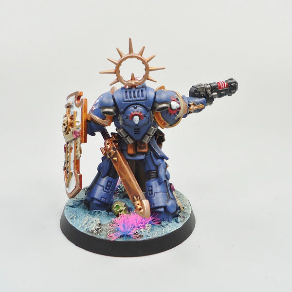 Ultramarines Bladeguard Lieutenant Painted - Warhammer 40k Army Space Marines