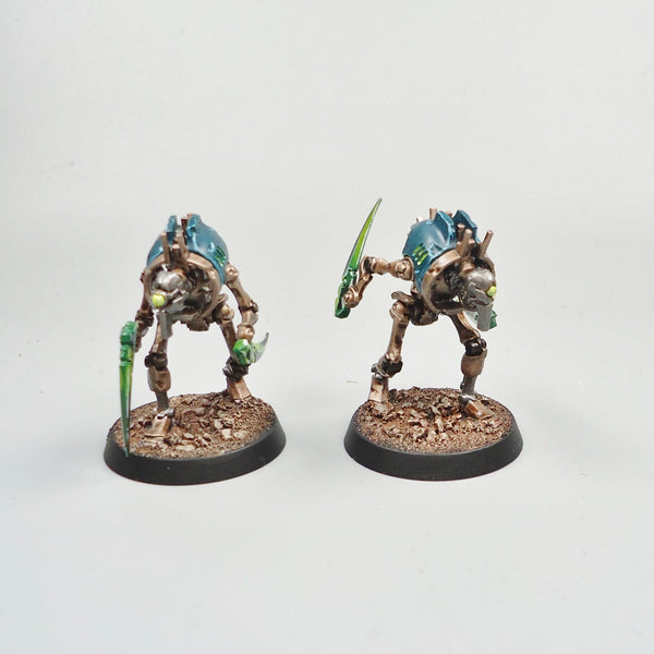 Necron Cryptothralls x2 Painted And Based - Necrons Warhammer 40k Army