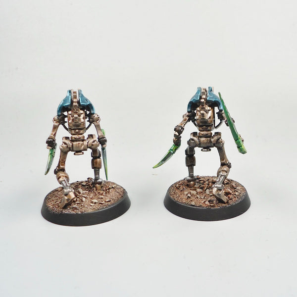 Necron Cryptothralls x2 Painted And Based - Necrons Warhammer 40k Army