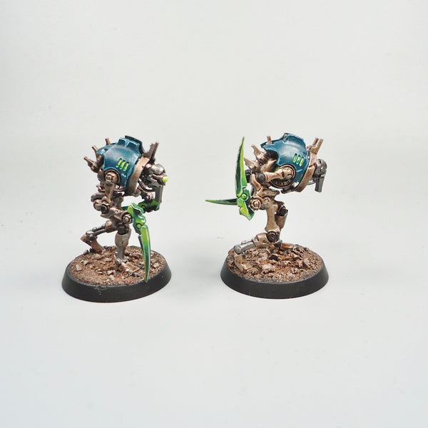 Necron Cryptothralls x2 Painted And Based - Necrons Warhammer 40k Army