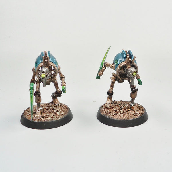 Necron Cryptothralls x2 Painted And Based - Necrons Warhammer 40k Army