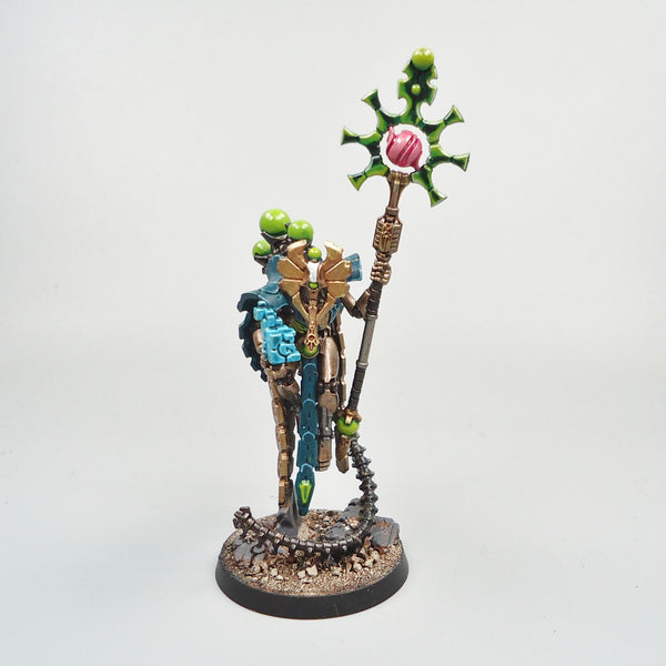 Necron Orikan the Diviner Painted And Based - Necrons Warhammer 40k Army