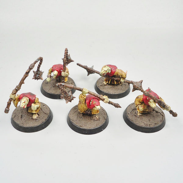 Skaven Plague Censer Bearers x5 Painted - Warhammer Army Fantasy Age of Sigmar