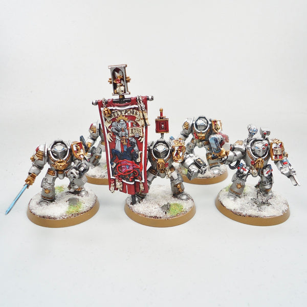 Warhammer 40k Army Space Marines Grey Knights Paladins x5 Painted