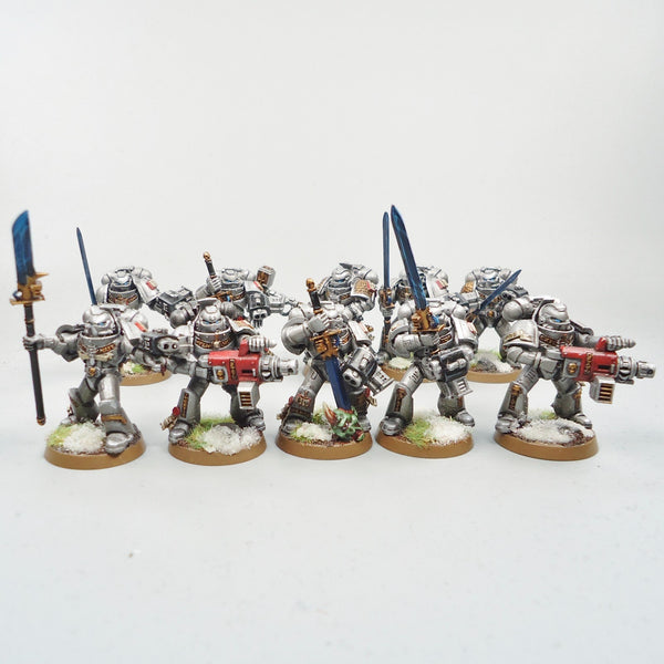 Warhammer 40k Army Space Marines Grey Knights Strike Squad Painted
