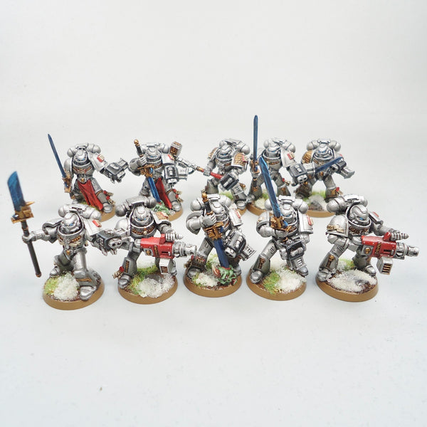 Warhammer 40k Army Space Marines Grey Knights Strike Squad Painted