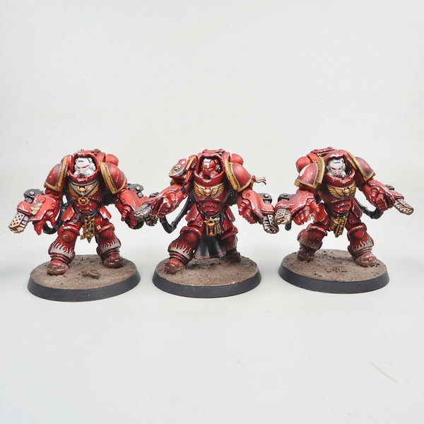 Warhammer 40k Army Space Marines  Blood Angels Aggressors x3 Painted