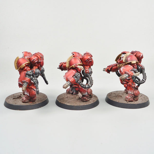 Warhammer 40k Army Space Marines  Blood Angels Aggressors x3 Painted