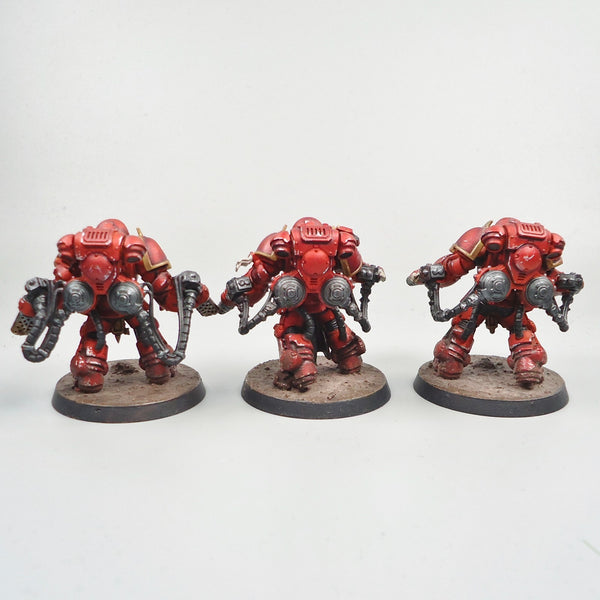 Warhammer 40k Army Space Marines  Blood Angels Aggressors x3 Painted