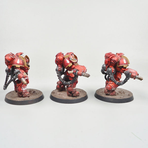 Warhammer 40k Army Space Marines  Blood Angels Aggressors x3 Painted