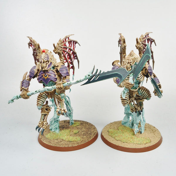 Warhammer Army AoS - Ossiarch Bonereapers - 2x Morghast Harbingers Age Of Sigmar