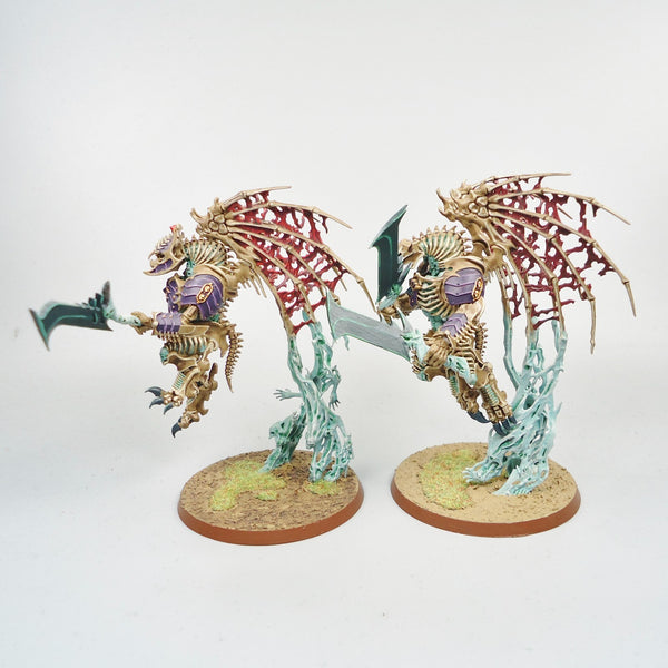 Warhammer Army AoS - Ossiarch Bonereapers - 2x Morghast Harbingers Age Of Sigmar
