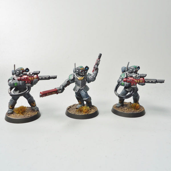 Warhammer 40k Army Astra Militarum Imperial Guard Tempestus Scions x5 Painted