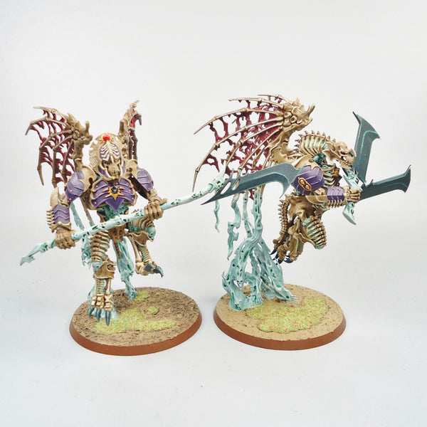 Warhammer Army AoS - Ossiarch Bonereapers - 2x Morghast Harbingers Age Of Sigmar