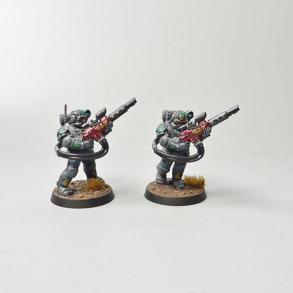 Warhammer 40k Army Astra Militarum Imperial Guard Tempestus Scions x5 Painted