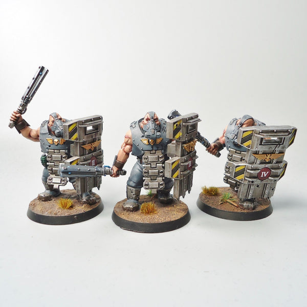 Warhammer 40k Army Astra Militarum Bullgryns x3 Painted