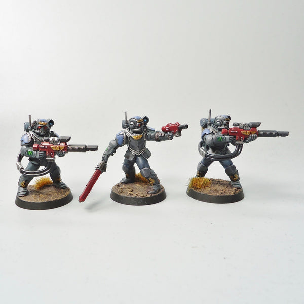 Warhammer 40k Army Astra Militarum Imperial Guard Tempestus Scions x5 Painted