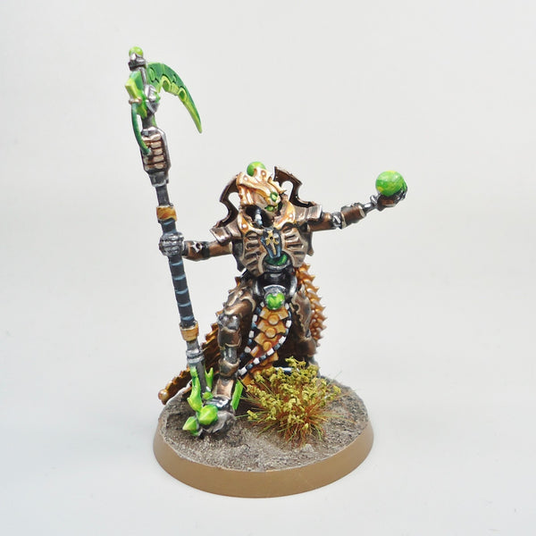 Necron Overlord Painted And Based - Necrons Warhammer 40k Army