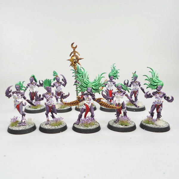 Daemonettes x10 Painted - Hedonites of Slaneesh Warhammer Army Age of Sigmar