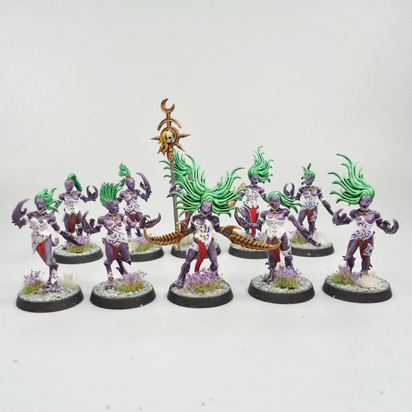 Daemonettes x10 Painted - Hedonites of Slaneesh Warhammer Army Age of Sigmar