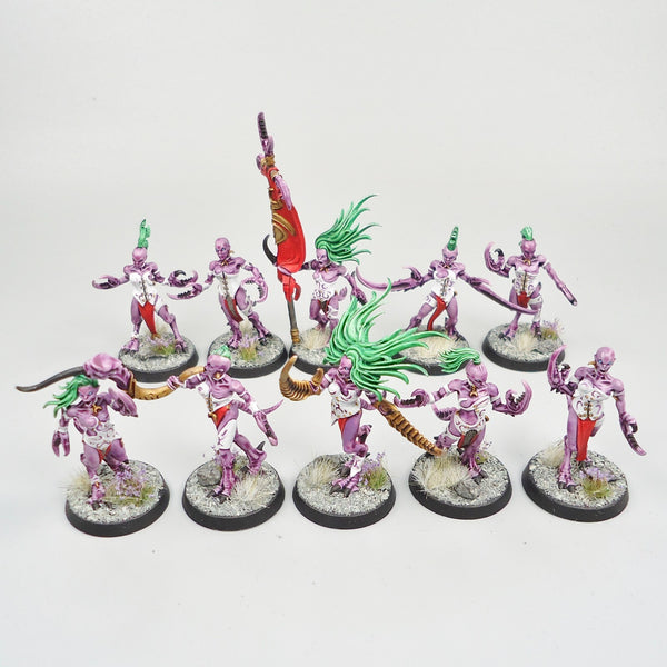 Daemonettes x10 Painted - Hedonites of Slaneesh Warhammer Army Age of Sigmar