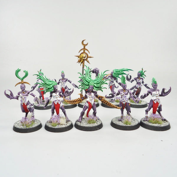 Daemonettes x10 Painted - Hedonites of Slaneesh Warhammer Army Age of Sigmar