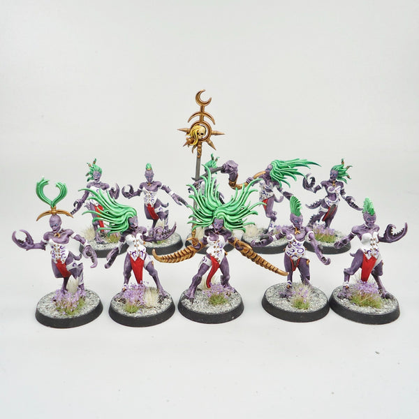 Daemonettes x10 Painted - Hedonites of Slaneesh Warhammer Army Age of Sigmar