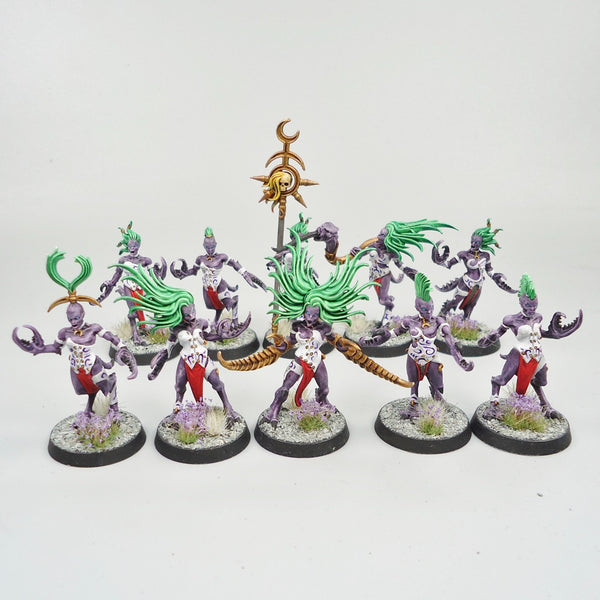 Daemonettes x10 Painted - Hedonites of Slaneesh Warhammer Army Age of Sigmar