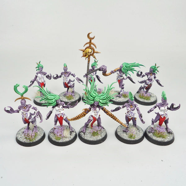 Daemonettes x10 Painted - Hedonites of Slaneesh Warhammer Army Age of Sigmar