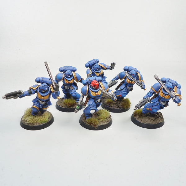 Ultramarines Assault Intercessors x5 Painted - Warhammer 40k Army Space Marines