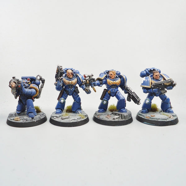 Ultramarines Marines x4 Painted - Warhammer 40k Army Space Marines