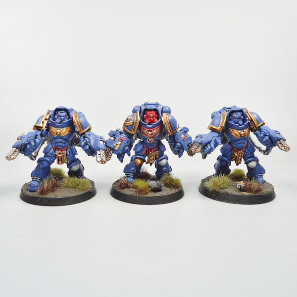 Ultramarines Aggressors x3 Painted - Warhammer 40k Army Space Marines
