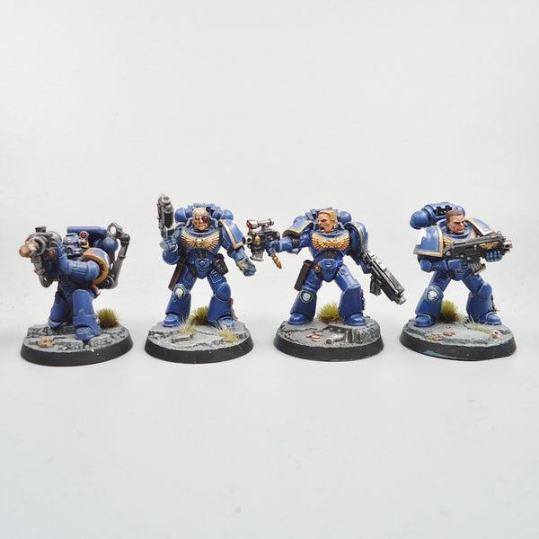 Ultramarines Marines x4 Painted - Warhammer 40k Army Space Marines