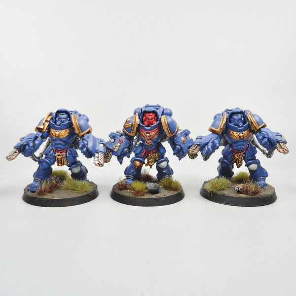 Ultramarines Aggressors x3 Painted - Warhammer 40k Army Space Marines