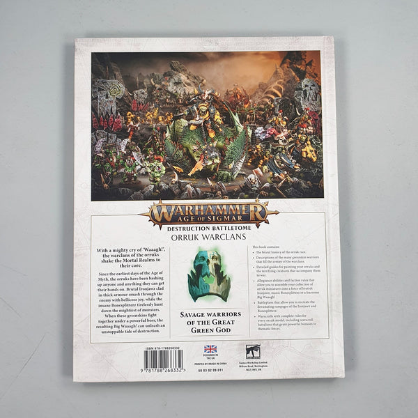Orruk Warclans Battletome Age of Sigmar Games Workshop AOS Book