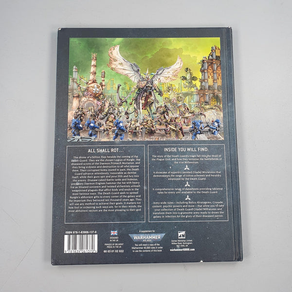 Warhammer 40k Army Death Guard Codex Book 40,000 - Games Workshop