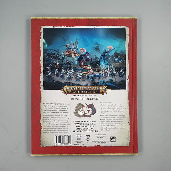 Warhammer AoS Idoneth Deepkin Order Battletome Book Games Workshop Age Of Sigmar